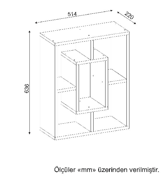 Kézi asztal Omnis (fehér)