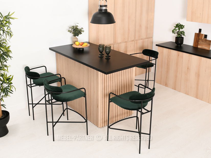 Scaun Viola (verde + negru)