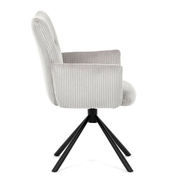 Jedálenská stolička Daston (krémová)