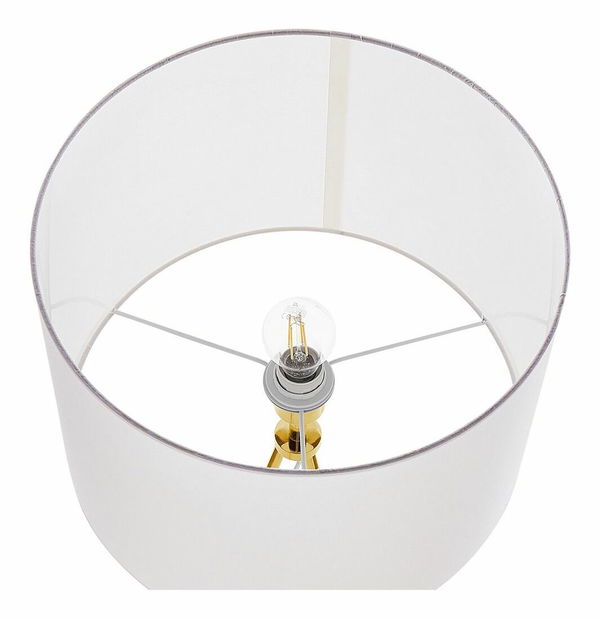 Podna svjetiljka VISTA (tkanina) (bijela)