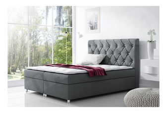 Manželská posteľ 160cm Bandos  (popolavá)