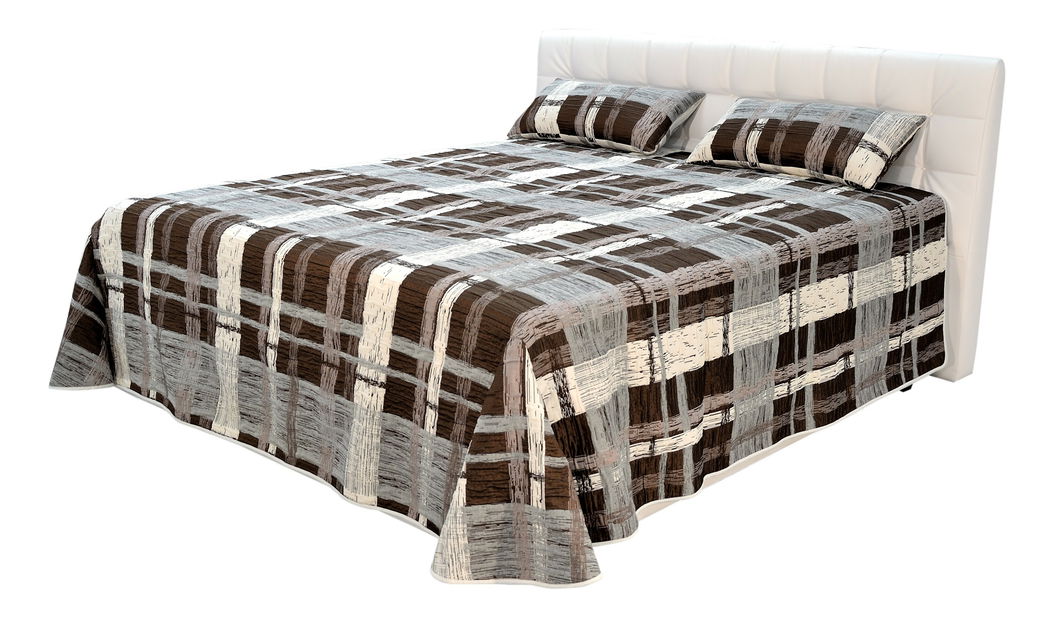 Manželská posteľ 180 cm Blanár Monaco (biela) (s roštom a matracom)