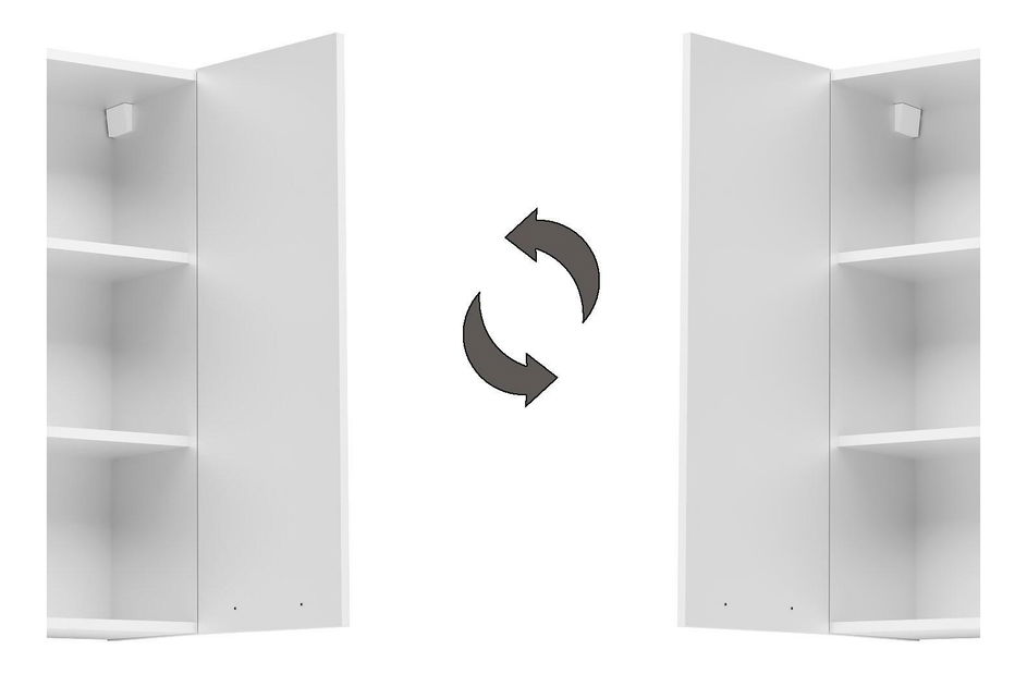 Dulap de baie suspendat Valiant 100 (alb)