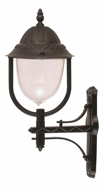 Iluminat de perete pentru exterior Izak (Negru)