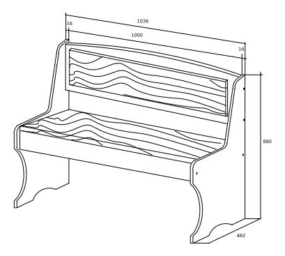 Klupa Joel Joha + monaco