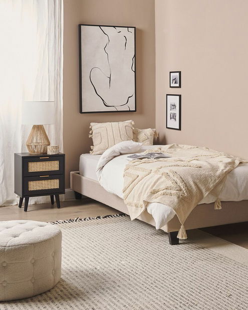 Nočný stolík Opoza (čierna)