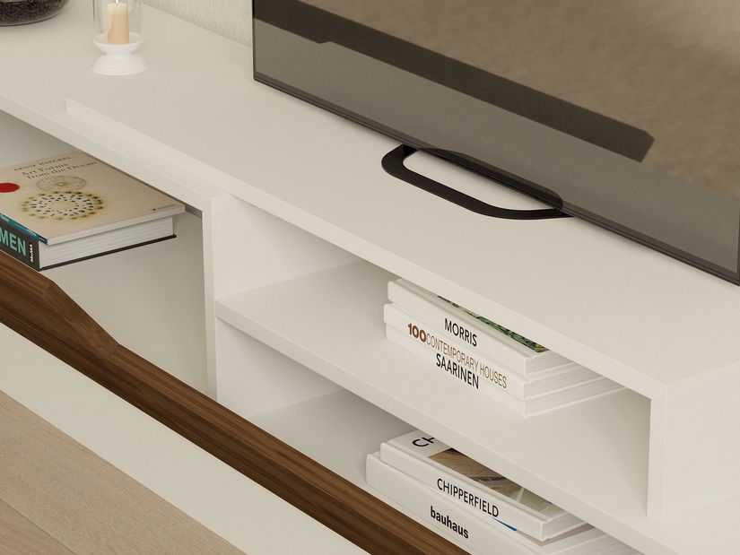 Mobilier living Elda (Alb + Nuc)