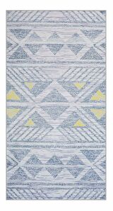 Koberec 80x150 cm KAROG (polyester) (sivá)