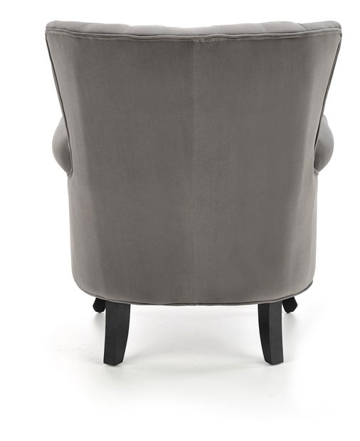 Kreslo ušiak Tintis (sivá + čierna)