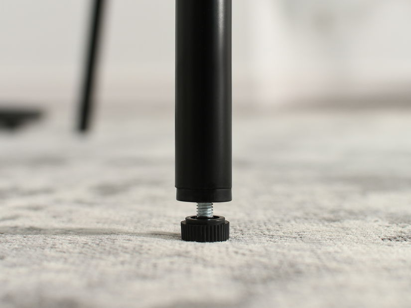 Dizajnové kreslo Antienos (béžová + čierna)