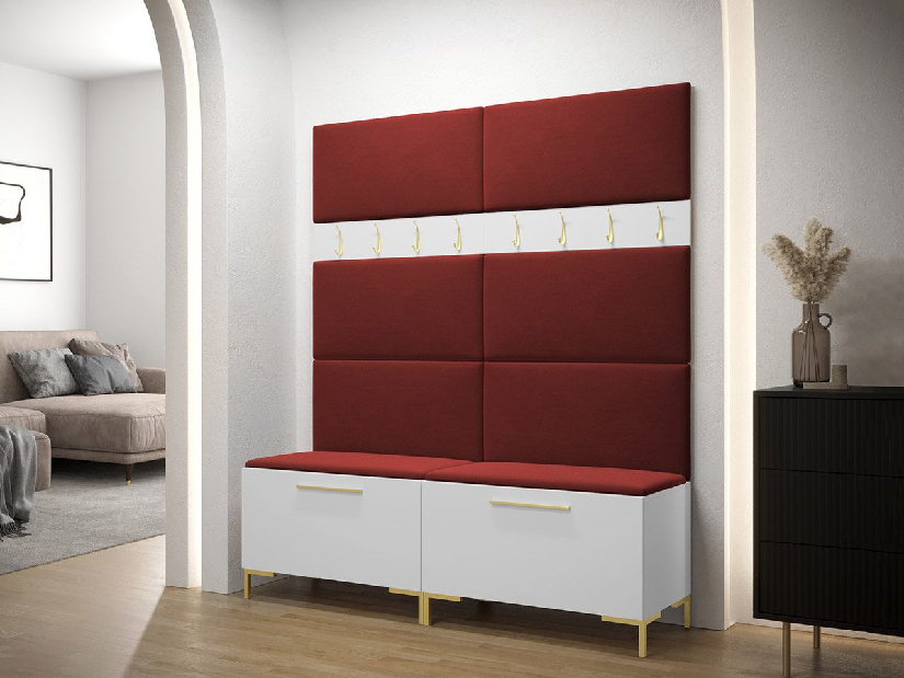 Set mobilier hol Frisala II (Alb) (Manila 23)