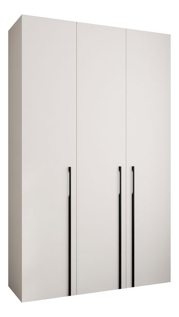 Dulap de haine 150 cm Carmela 40-3 (alb + Negru)