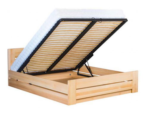 Manželská posteľ 160 cm LK 198 BOX (s roštom a úl. priestorom)