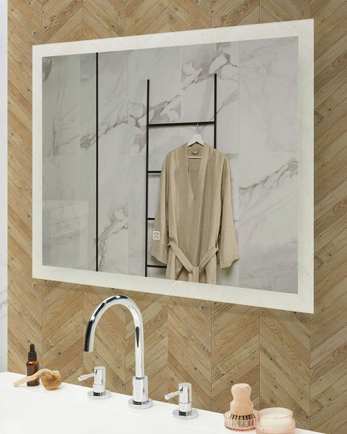 Zidno ogledalo Adira (srebrna)