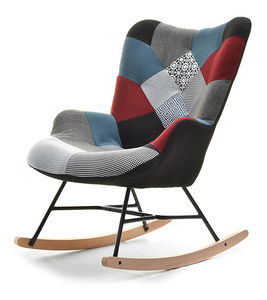 Fotoliu Sibyla (patchwork + negru)