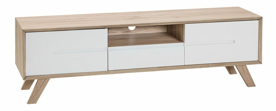 TV stolík/skrinka Flamor (biela)