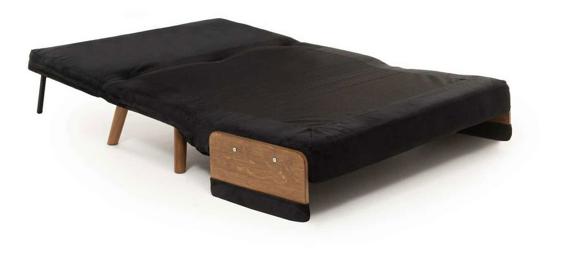 Kétszemélyes kanapé Como P (fekete)