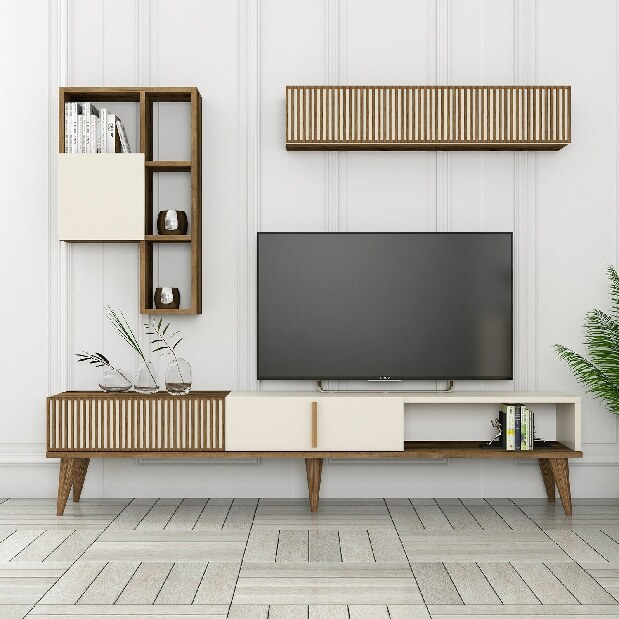 Mobilier living Michelle (Nuc + Crem)