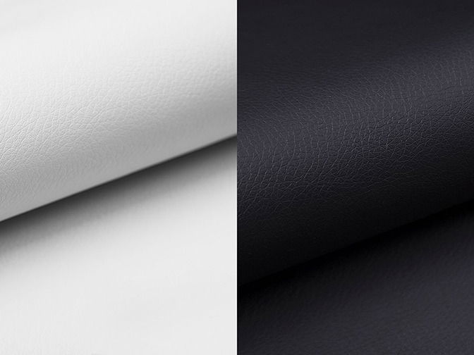 Bračni krevet 180 cm Fabio (bijela + crna) (s podnicom i prostorom za odlaganje)