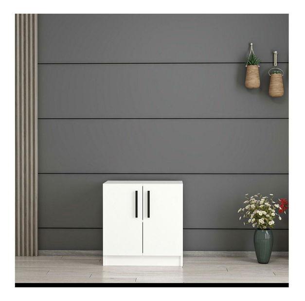 Botník (skrinka na topánky) Nemake 6 (biela) 