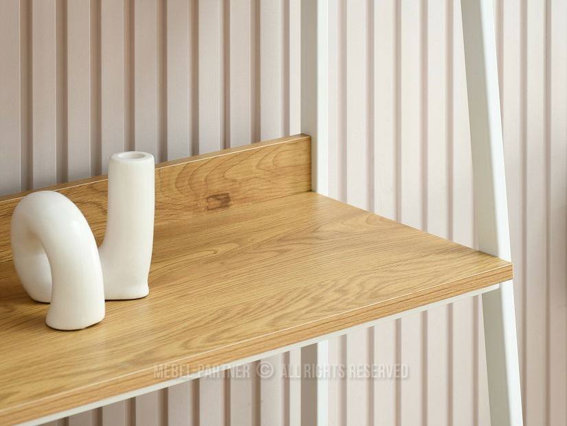 Regál Babs (dub + biela)