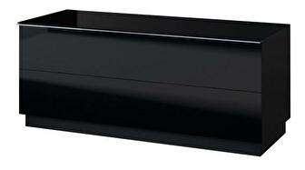 Falraszerelhő TV asztal Henry Typ 41 (fekete + magasfényű fekete)