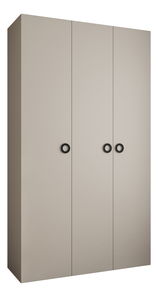 Ruhásszekrény 150 cm Carmela 40-1 (kasmír + fekete)