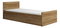 Jednolôžková posteľ 80 cm Manton M28 (dub catania) (s roštom)