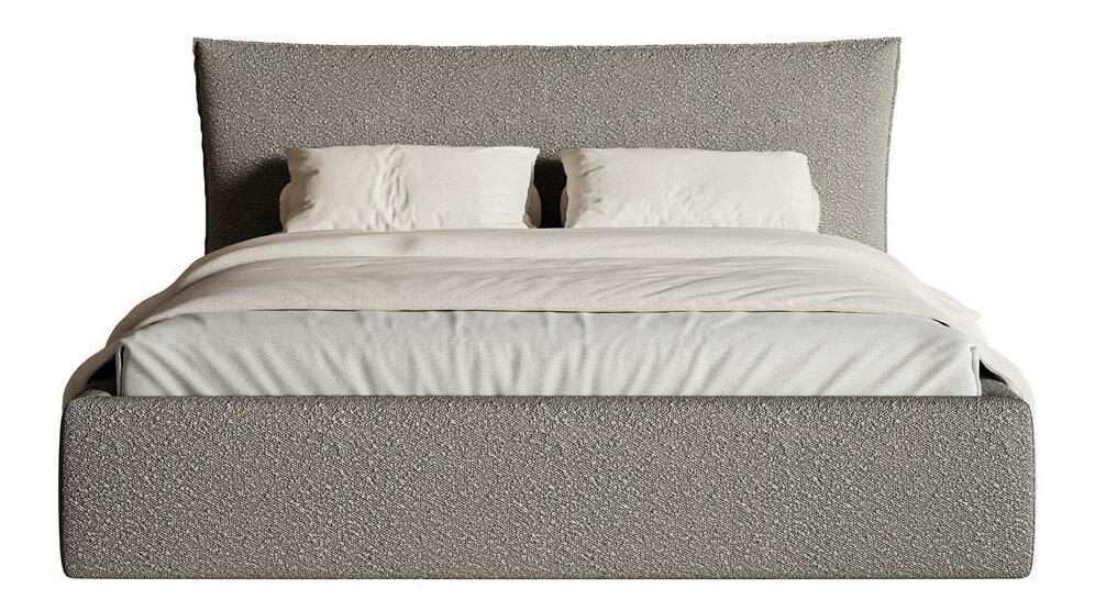 Franciaágy 180 cm Swiftie 180 (szürke + fekete) 