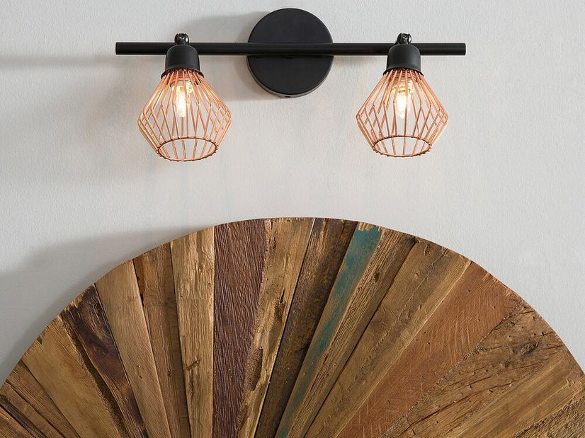 Závesná lampa Ventura S (čierna medená)