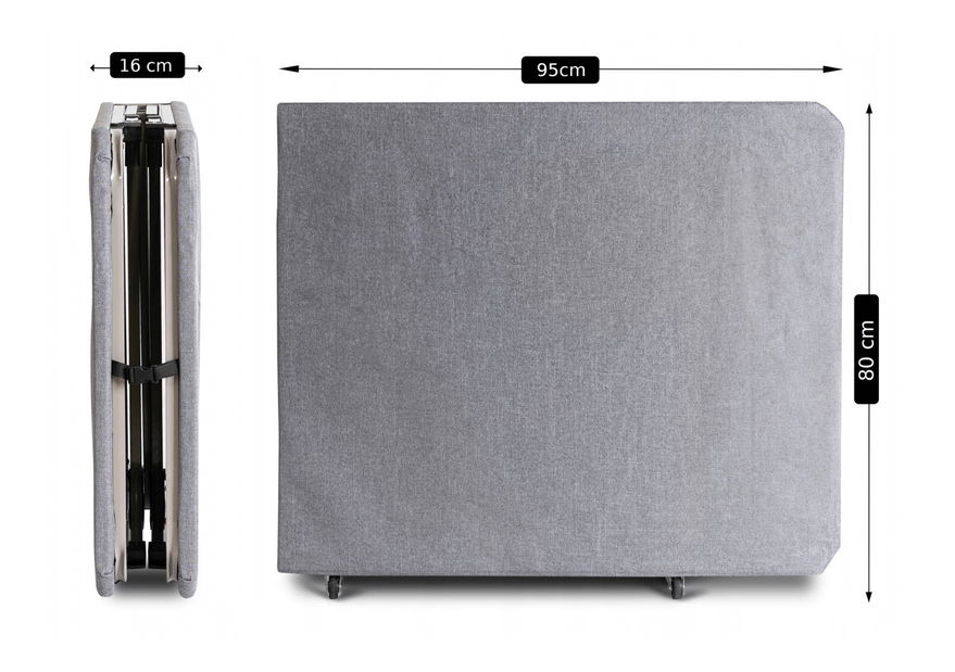 Záhradné lehátko Velar (sivá) 