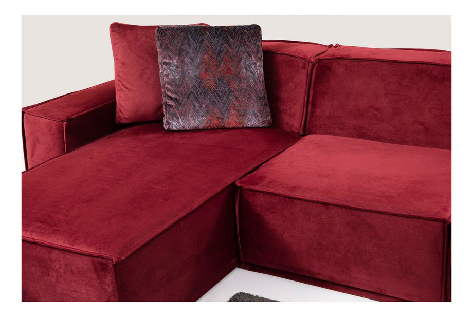 Colțar Legaletta 8 (bordo) (S)