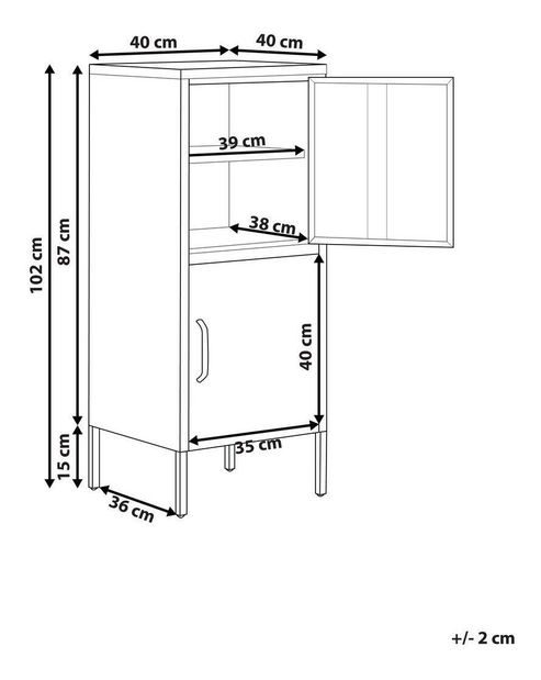 Szekrény Hurza (kék)