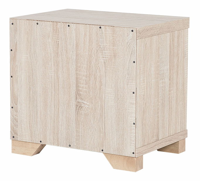 Noptieră Bonn (maro + bej) (2 sertare)