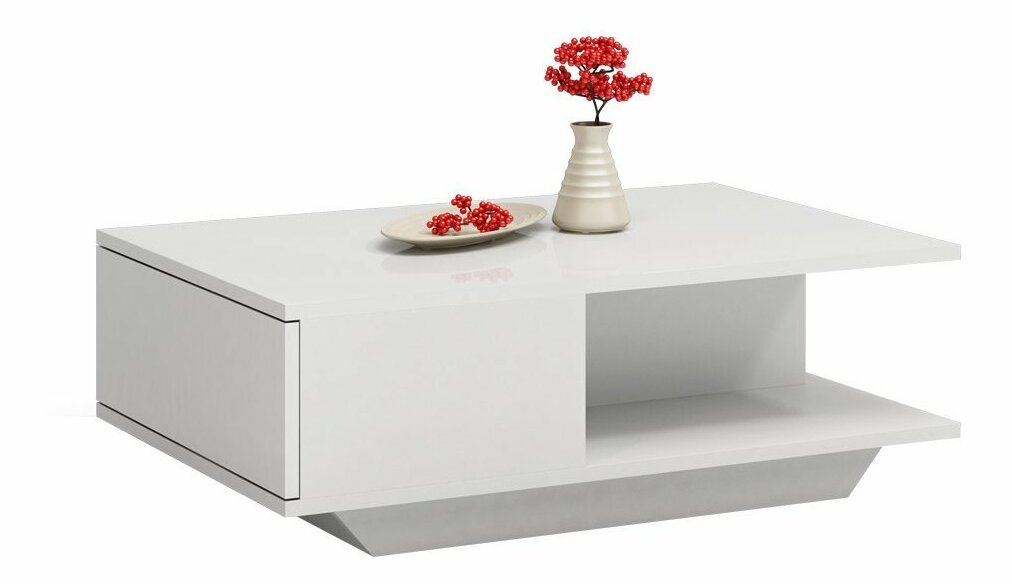 Stolić za kavu Feraleo (bijela + bijeli sjaj)