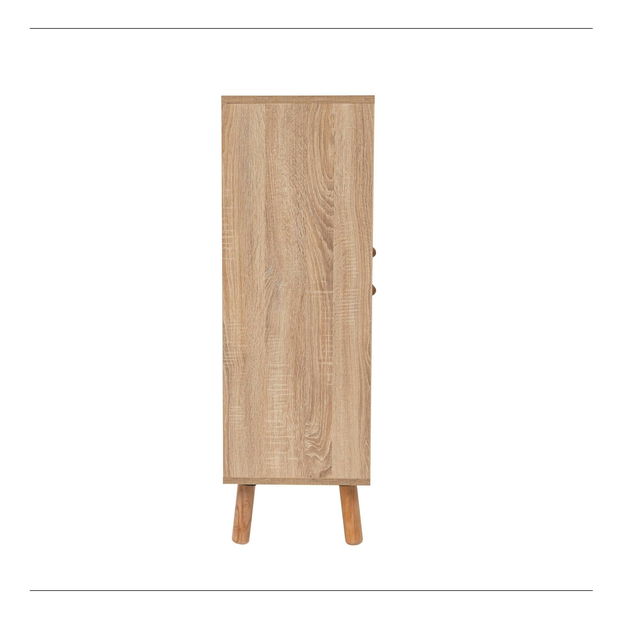 Dulap Mozaic (Stejar sonoma + Galben + Alb)