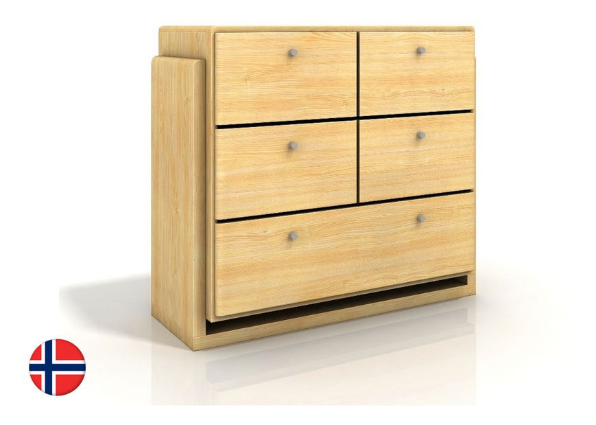 Komoda Naturlig Ervik 5S (borovica)