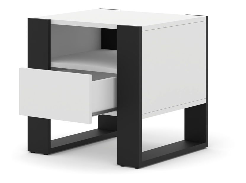 Noptieră Molli 48 (Alb mat)