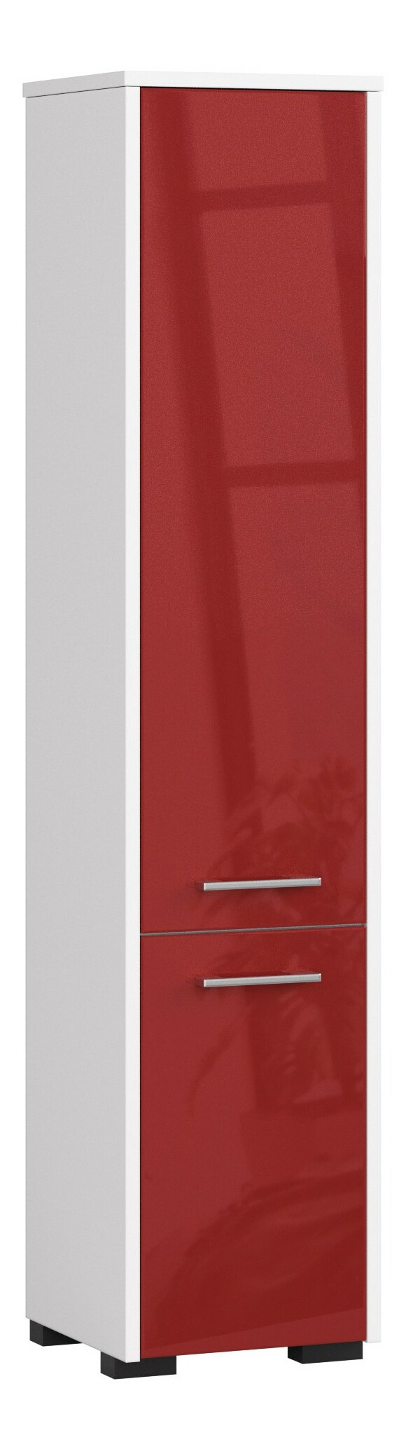 Kúpeľňová skrinka Farid TYP4 (červený lesk)