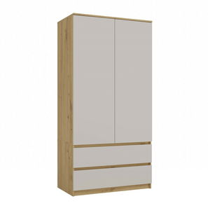 Šatníková skriňa Musecalo 1 (dub artisan + kašmír)