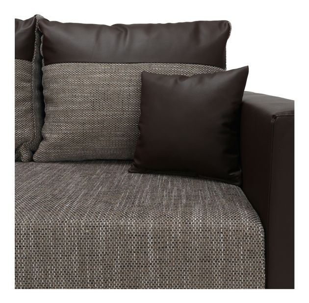 Rohová sedačka Kimber (P) hnedá