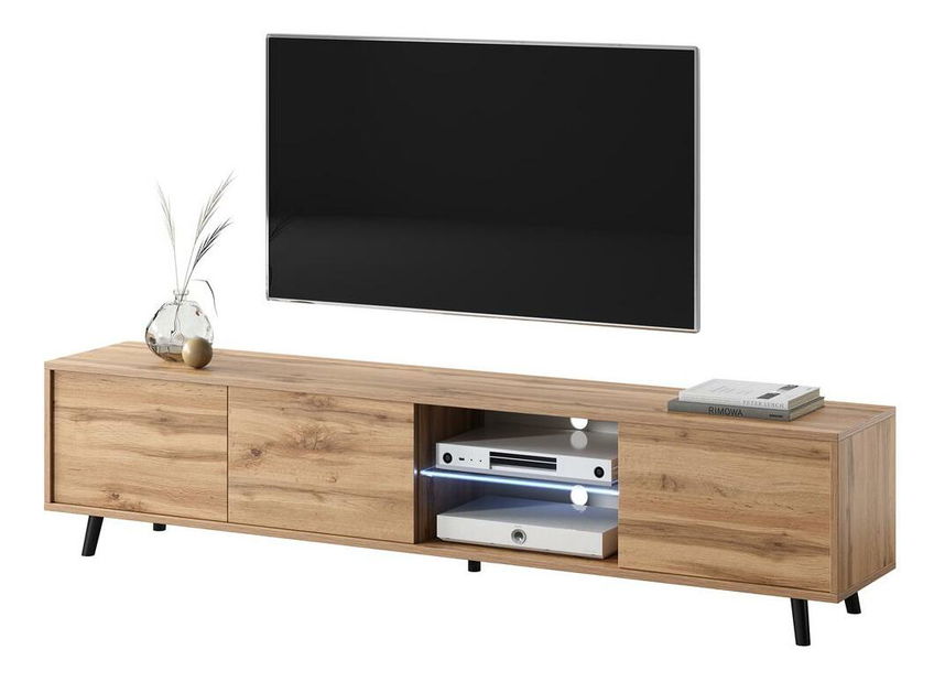 Masă TV Gal (cu iluminat) (stejar wotan)