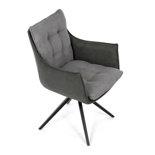 Jedálenská stolička Dumling (sivá)