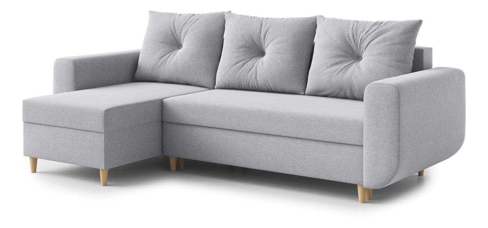 Sarokkanapé Eugenie (B) (világosszürke)