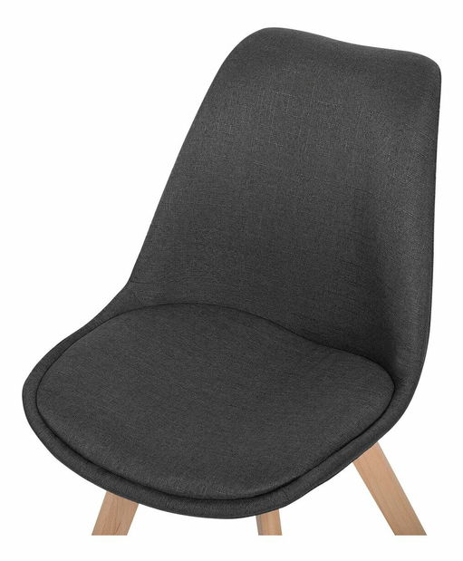 Set 2 buc. scaune pentru sufragerie Doha (gri închis)