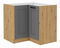 Sarok alsó konyhaszekrény Lucid 89 x 89 DN 1F BB (artisan tölgy + dustgrey)