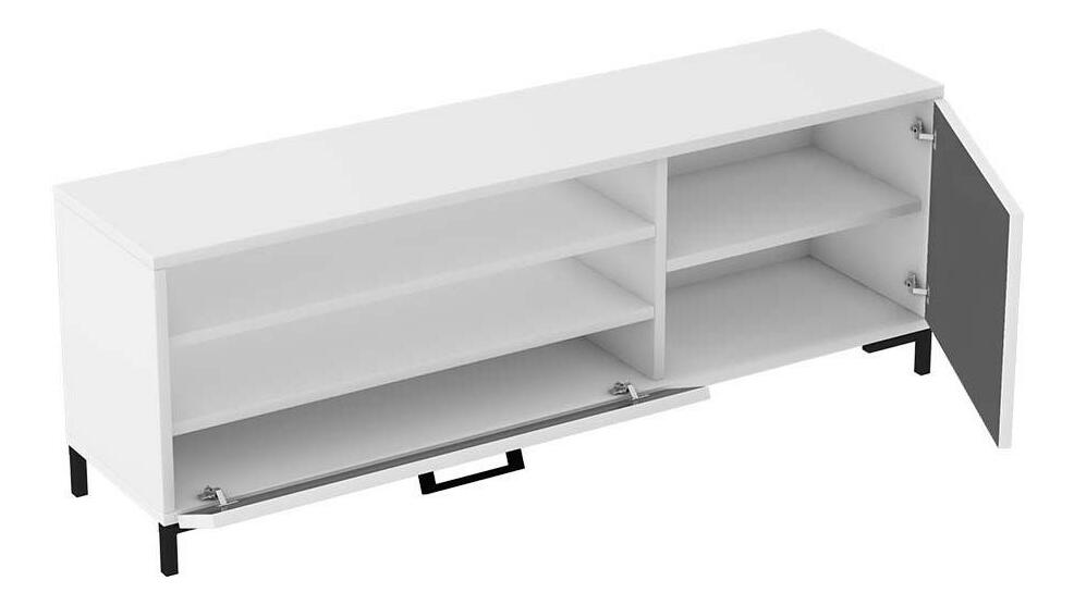 TV ormarić/stolić Cascade (bijela + siva)