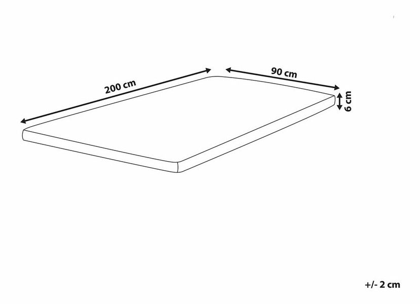 Poťah na matrac 200x90 cm Conby (biela)