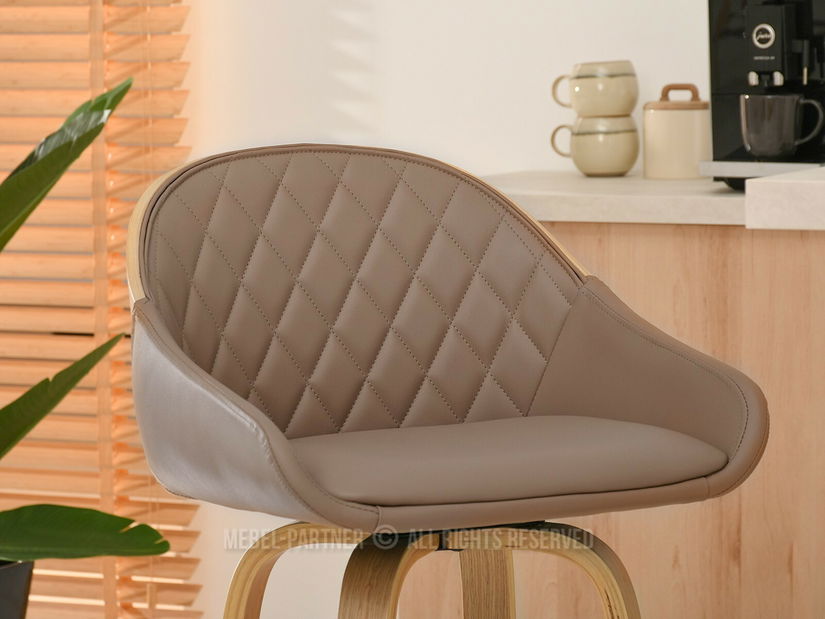 Scaun Hypo (bej + stejar)