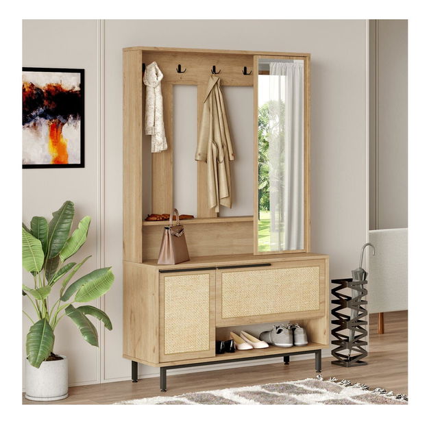 Előszoba fal Otto 11 (dió + tölgy)